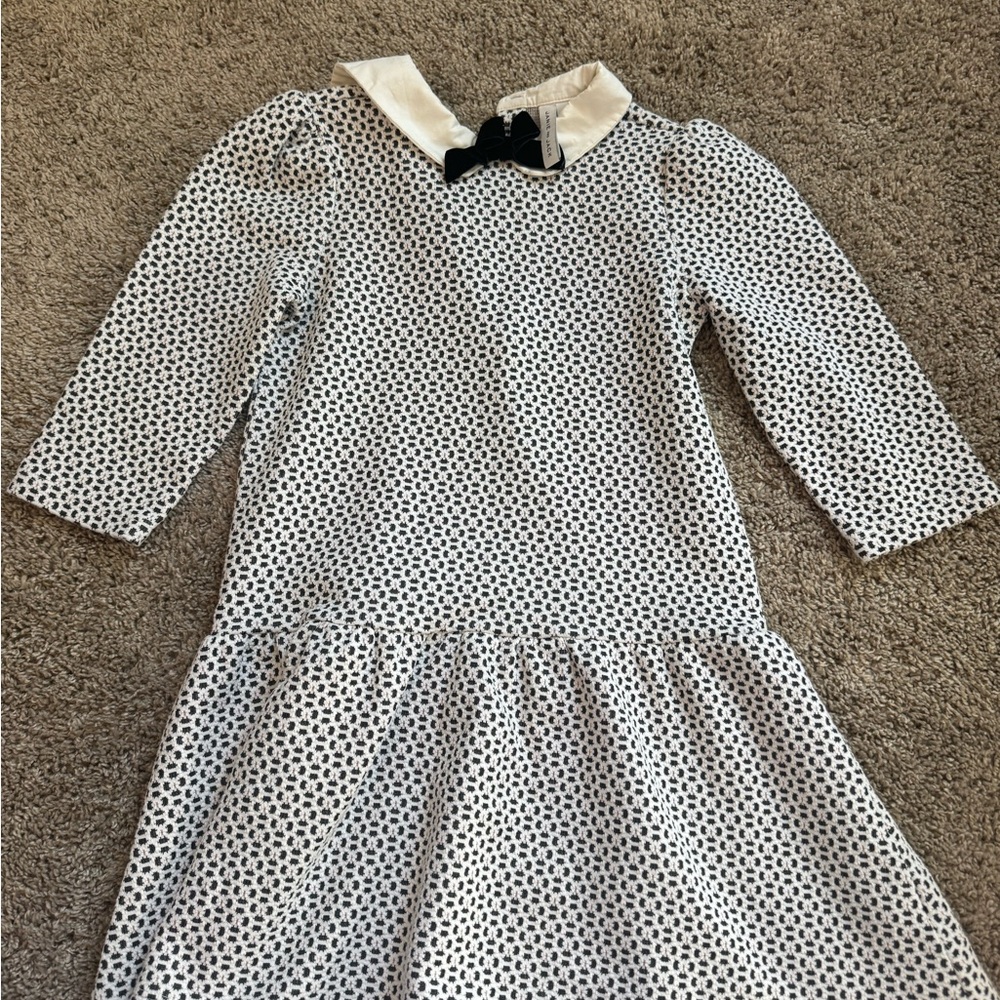 Janie and Jack Elegant Black and White Dress